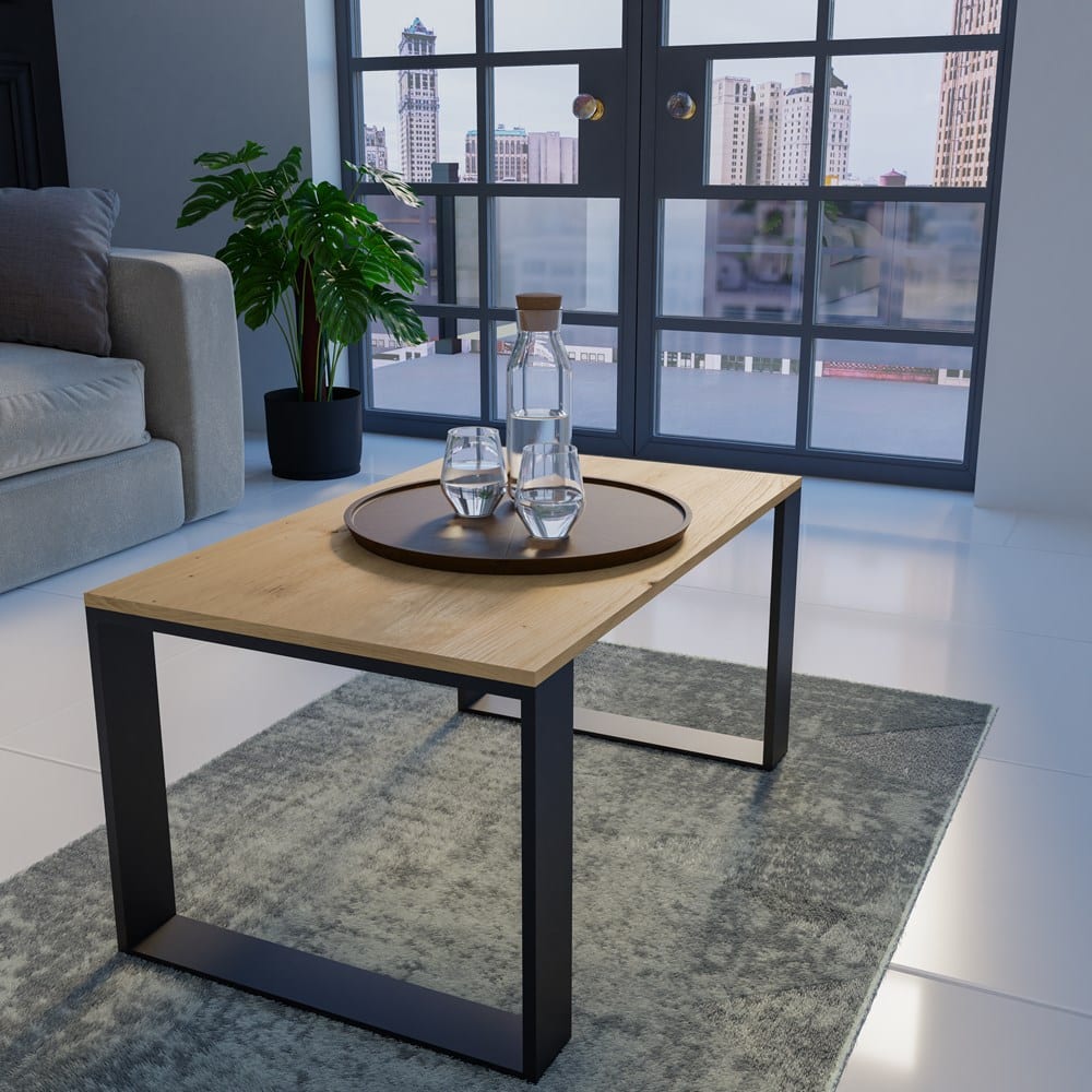 Ława Modern MODERN ARTISAN CZARNY - obrazek 4
