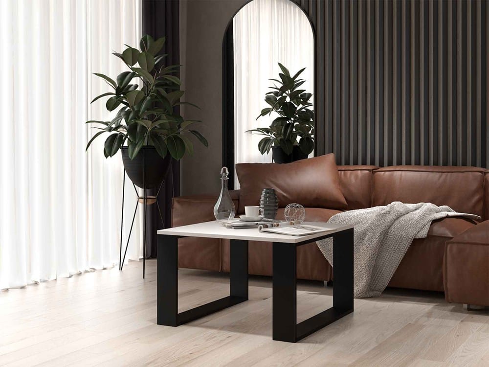 Ława Modern MINI BIAŁY CZERŃ - obrazek 3